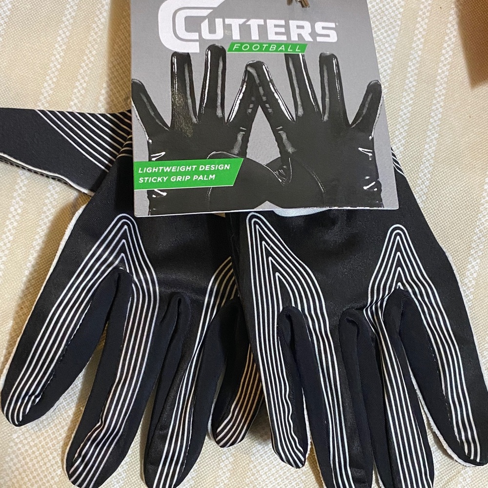 Black Football Gloves